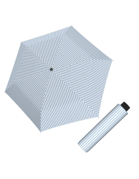 Kép DOPPLER Fiber Havanna Sailing Day Blue - női összecsukható esernyő kék színben