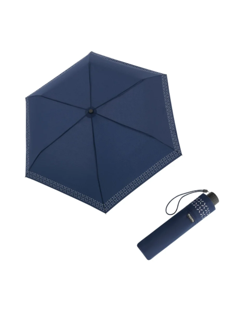 Kép DOPPLER Fiber Havanna Safety Cross - női összecsukható esernyő kék