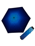 Kép DOPPLER Carbonsteel Mini Slim Fusion kék - női összecsukható esernyő