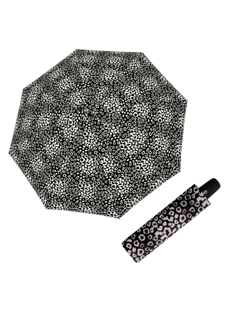 Kép DERBY Hit Magic Loop fekete-fehér - Női teljesen automata esernyő fekete színben