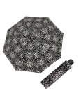 Kép DERBY Hit Mini Loop fekete-fehér - női összecsukható esernyő fekete színben