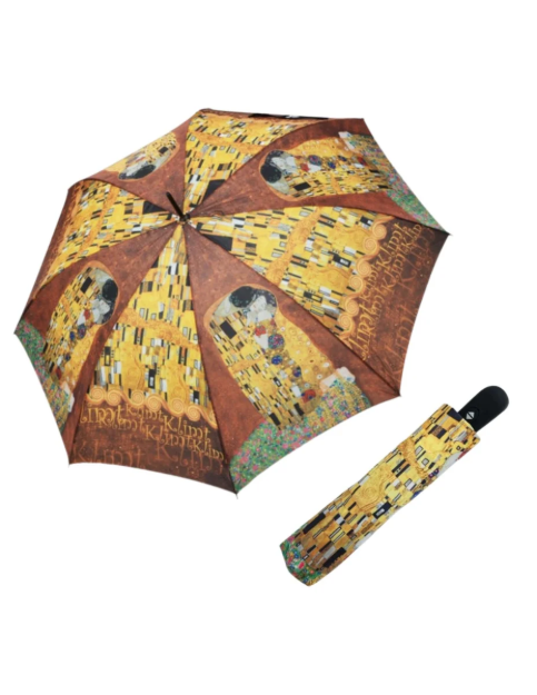 Kép DOPPLER Magic Mini Klimt "Der Kuss" - női teljesen automata esernyő több színben