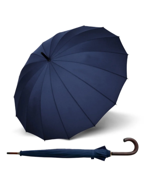 Kép DOPPLER London - férfi borotválkozó esernyő kék