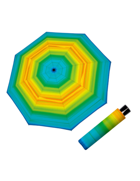 Kép DOPPLER Fiber Mini Happy zöld - női összecsukható esernyő több színű