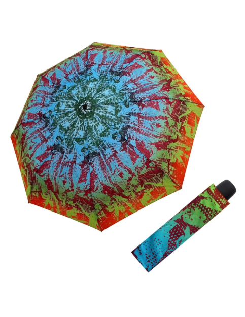 Kép DERBY Hit Mini Green Paradise - női összecsukható esernyő több színű