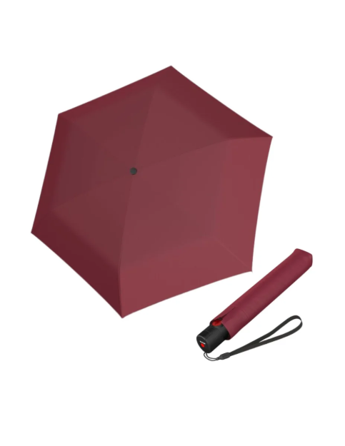 Kép KNIRPS U.200 Bordeaux - elegáns, teljesen automatikus esernyő bordó színben