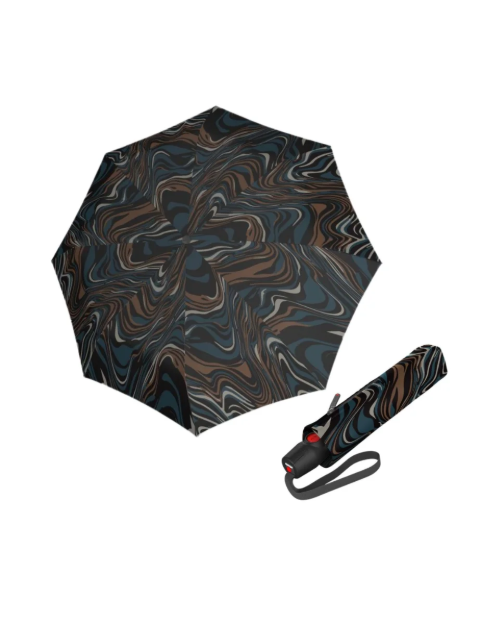 Kép KNIRPS T.200 Medium Duomatic Tiger Oak - elegáns, teljesen automatikus esernyő