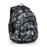 Kép Bagmaster LINCOLN 26 A studentský batoh – černo-bílý Vícebarevná 40 l