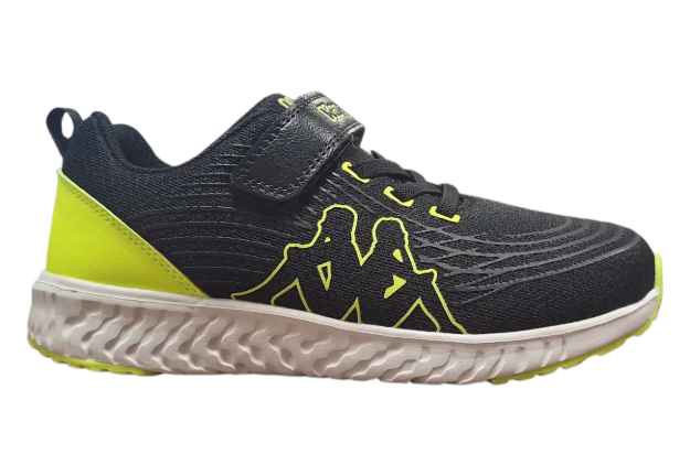 Kép Kappa 95K0043004 Gyerek tornacipő black / lime
