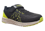 Kép Kappa 95K0043004 Gyerek tornacipő black / lime