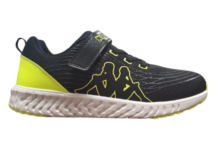 Kép Kappa 95K0043004 Gyerek tornacipő black / lime
