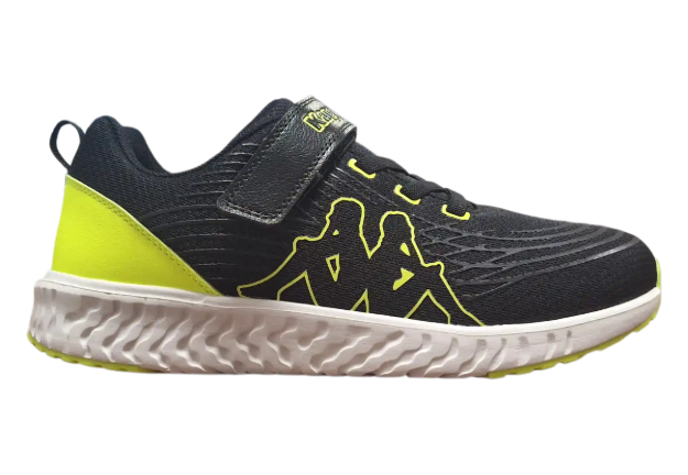 Kép Kappa 95K0043004 Gyerek tornacipő black / lime