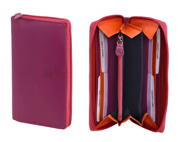 Kép Dámská peněženka BHPC Colorfull zip BH-2965-30 růžová