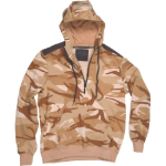 Kép CERVA CRAMBE mikina s kapucí béžová kamufláž