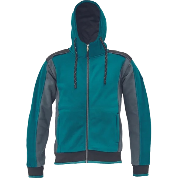 Kép CERVA DAYBORO mikina s kapucí petrolejová