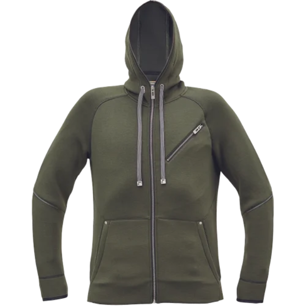 Kép CERVA NEURUM mikina s kapucí tm.olivová