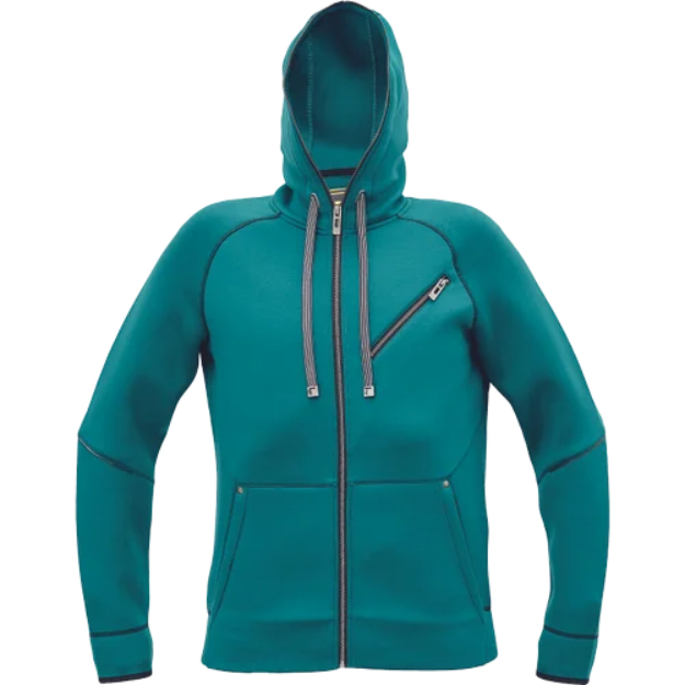 Kép CERVA NEURUM mikina s kapucí petrolejová