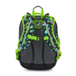 Kép Bagmaster ALFA 26 B školní tříkomorový batoh – kostičkový svět Vícebarevná 23 l