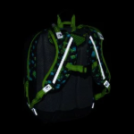 Kép Bagmaster ALFA 26 B školní tříkomorový batoh – kostičkový svět Vícebarevná 23 l