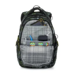 Kép Bagmaster BAG 26 A studentský batoh – zeleno-šedý Zelená 30 l