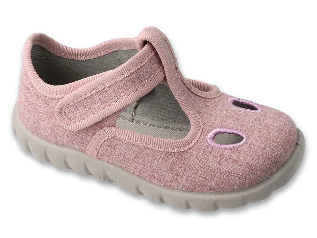 Kép BEFADO 640P002 dívčí bačkorky FLEXI růžová