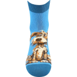 Kép BOMA Ponožky dámské letní ALÍK 01 s pejsky MIX B světlé (3 páry)