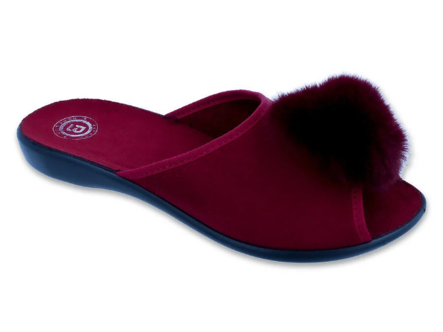 Kép BEFADO 255D012 HOME GO pantofle VIKI bordó