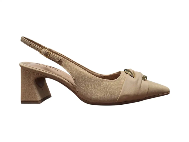 Kép Piccadilly 764020-1 női szandál, bézs színű, sarkú