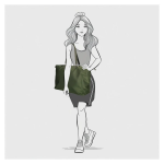 Kép Enrico Benetti Caroline 65024 Olive