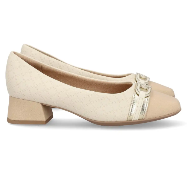 Kép Piccadilly 160106-2 női körömcipő bézs színben