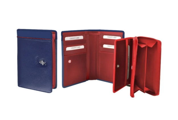 Kép Dámská peněženka BHPC Piping combi BH-1570-05 modrá