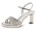 Kép Tamaris 1-28390-46-957 Női szandál sarkú, ezüst színű