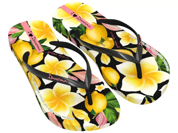 Kép Ipanema Arte 27357-BO063 női flip-flop papucs fekete / sárga