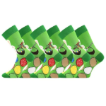 Kép LONKA Ponožky dětské DEASTERIK s velikonočním motivem ZAJÍCE (3 páry)