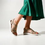 Kép Batz Breeze bézs női egészségszandál