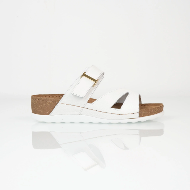 Kép Batz Elba fehér női orvosi papucs