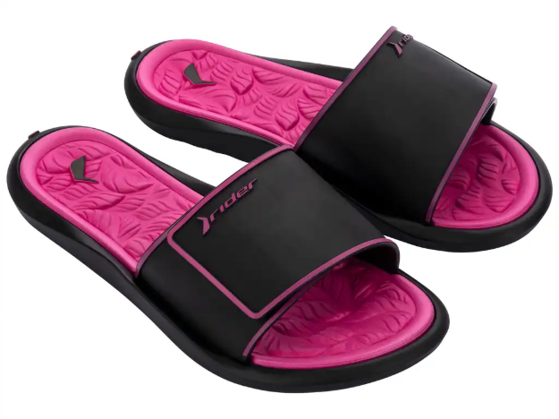 Kép Rider Float 83797-BN565 Női papucs fekete / rózsaszín