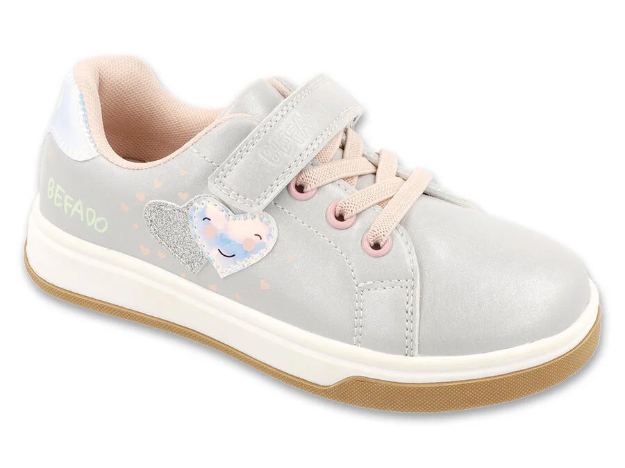 Kép BEFADO 514X496 tenisky SPORT HEARTSY stříbrné