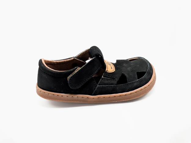 Kép Pegres Barefoot BF 51 gyerek szandál, fekete