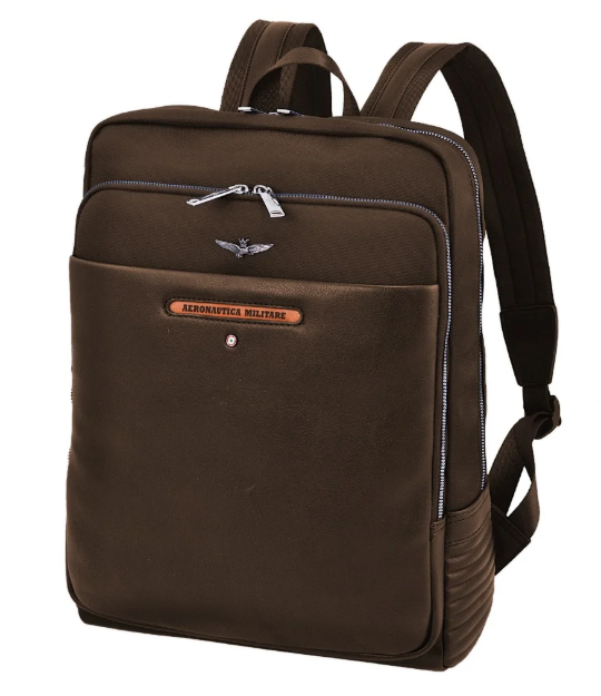 Kép Batoh classic Aeronautica Militare SKY AM-454-25 hnědá 16 L