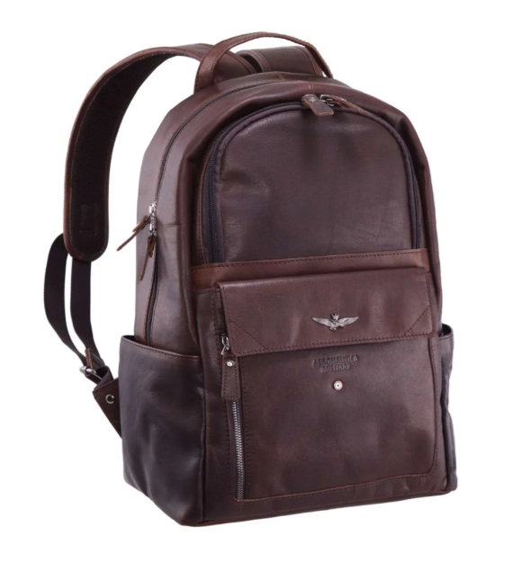 Kép Batoh Aeronautica Militare Vintage classic AM-355-25 hnědá 18 L