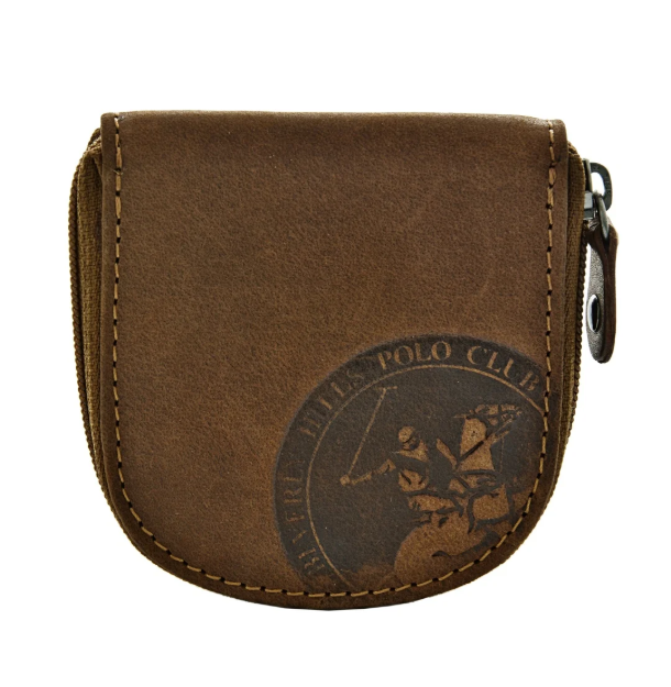 Kép Peněženka na mince BHPC Circle BH-1199-65 tabáková