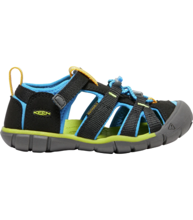 Kép KEEN Seacamp II CNX Children Gyermek szandál black/brilliant blue