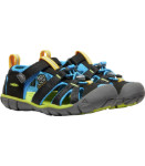 Kép KEEN Seacamp II CNX Children Gyermek szandál black/brilliant blue