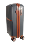 Kép Cestovní kufr Dielle S PP STRIPE 190-55-23 antracitová 38 L