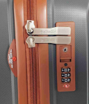 Kép Cestovní kufr Dielle S PP STRIPE 190-55-23 antracitová 38 L