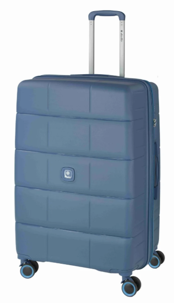 Kép Cestovní kufr Dielle squares 4W L 210-77-05 modrá 110 L