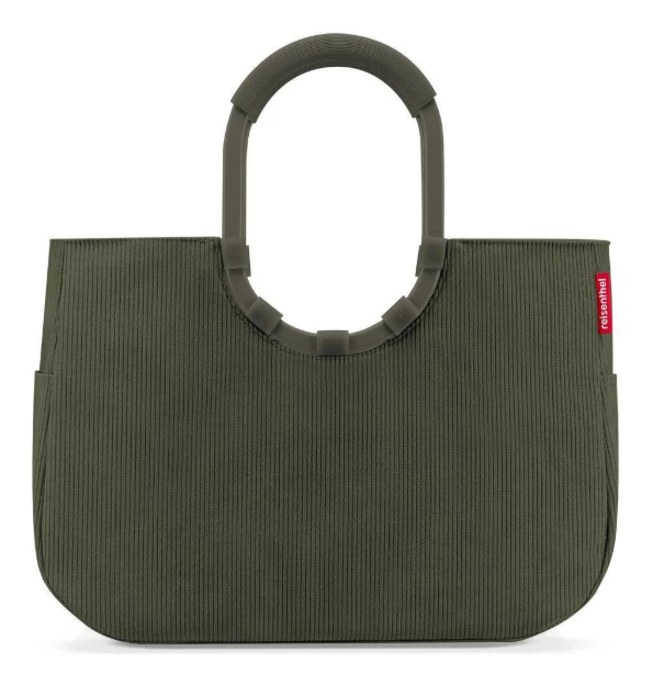 Kép Reisenthel Loopshopper L Cord dark matcha 25 L