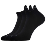 Kép VOXX Ponožky sportovní krátké JOEL nízké ČERNÉ (3 páry)