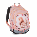 Kép Bagmaster ALFA 26 A školní tříkomorový batoh – veverka Oranžová 23 l